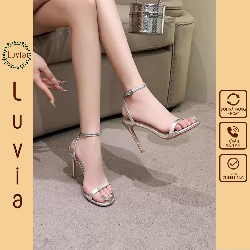 Giày cao gót 9 phân sandal gót nhọn quai mảnh Luvia 191CG
