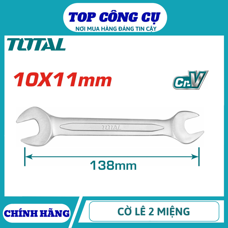ĐỒ NGHỀ TOTAL Cờ lê 2 miệng <HÀNG CHÍNH HÃNG > TDOES10111
