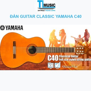 Đàn guitar classic yamaha c40 - ảnh thật chụp tại shop