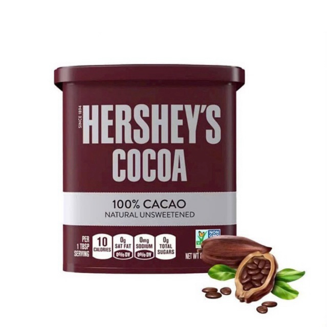 Bột cacao Hershey’s Mỹ 100% Cacao - Hershey’s Cocoa 226g