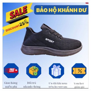  7Giày thể thao nam Sneaker phong cách Hàn Quốc vải dệt kim đế cao su thoáng khí - Sport NO1 