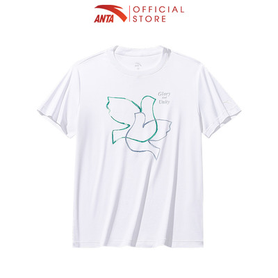 ANTA Áo thun thời trang nữ Iconic Vương Nhất Bác Áo Phông Life Style form rộng rãi dành cho nữ 1625B8120