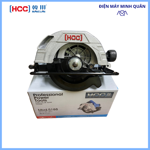 Máy cưa gỗ cầm tay HCC 5188T 1400w chính hãng | BẢO HÀNH 06 THÁNG | Máy cưa đĩa cầm tay HCC 5188T- 1