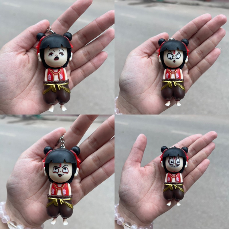 (Có sẵn) Móc khoá Natra lật mặt thay đổi cảm xúc đáng yêu ngộ nghĩnh, móc khoá Natra Ma Đồng Giáng T