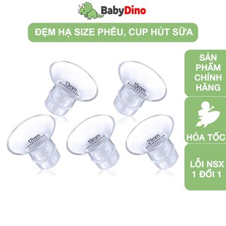 Trợ Phễu Silicone, Đệm Hạ Size Phễu Size 15-17-19-21-24mm, Hút Sữa Hiệu Quả và Êm Ái (Hộp 01 Chiếc)