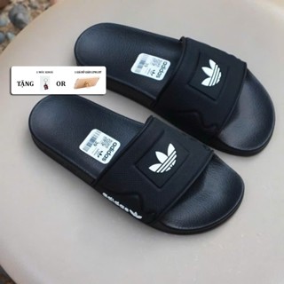 Dép AD cánh sen quai ngang ba lá quai đế ép thuỷ lục chắc chắn logo dập nổi đế mềm đi êm chân.