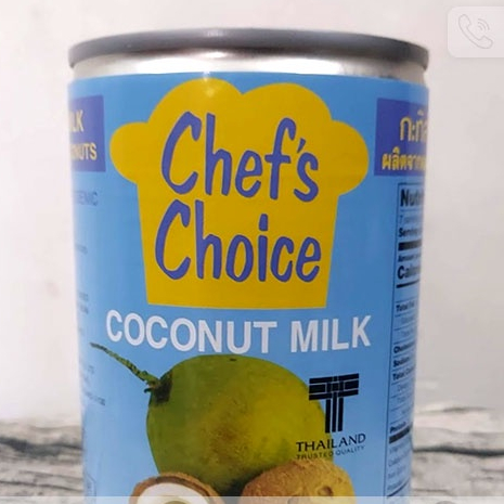 Nước cốt dừa Chef's Choice Thái Lan lon 400ml