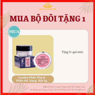  Bộ Đôi Phấn Phủ Bột Ngọc Trai Và Phấn Má Hồng Dạng Bột Phấn Nụ Hoàng Cung 