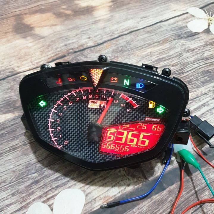 [HÀNG MỚI VỀ] Đồng hồ điện tử KOSO -  KOSO UMA cho xe SIRIUS - EXCITER 135