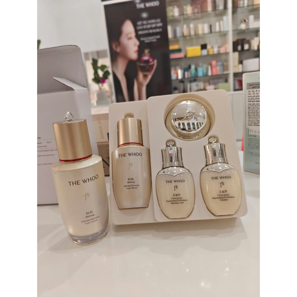 [CHÍNH HÃNG LG] SERUM CẢI THIỆN HÀNG RÀO BẢO VỆ DA - THE WHOO BICHUP RECOVERY YOUTH SERUM 50ML (TẶNG