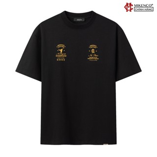  Áo phông unisex MIKENCO No Regrets Tshirt Black 