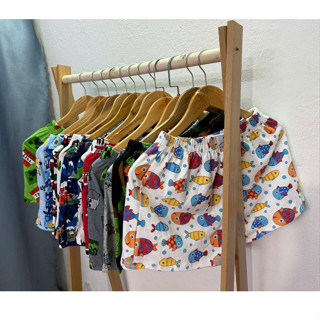  Combo 3 Quần_Quần Đùi Ngủ Nam Cotton Thun Mát Mịn Giao Theo Chủ Đề Có Bigsize Quần Thun Quần Đùi 