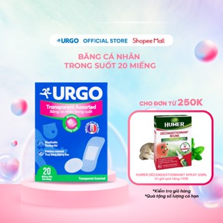 Băng Cá Nhân Trong Suốt Urgo Transparent Assorted 2 x 7 cm (Hộp 20 Miếng)