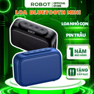 Loa Bluetooth Mini 5.0 ROBOT RB100 5W - Pin Lâu, Hỗ Trợ Nghe Nhạc Bằng Thẻ Nhớ TF & USB