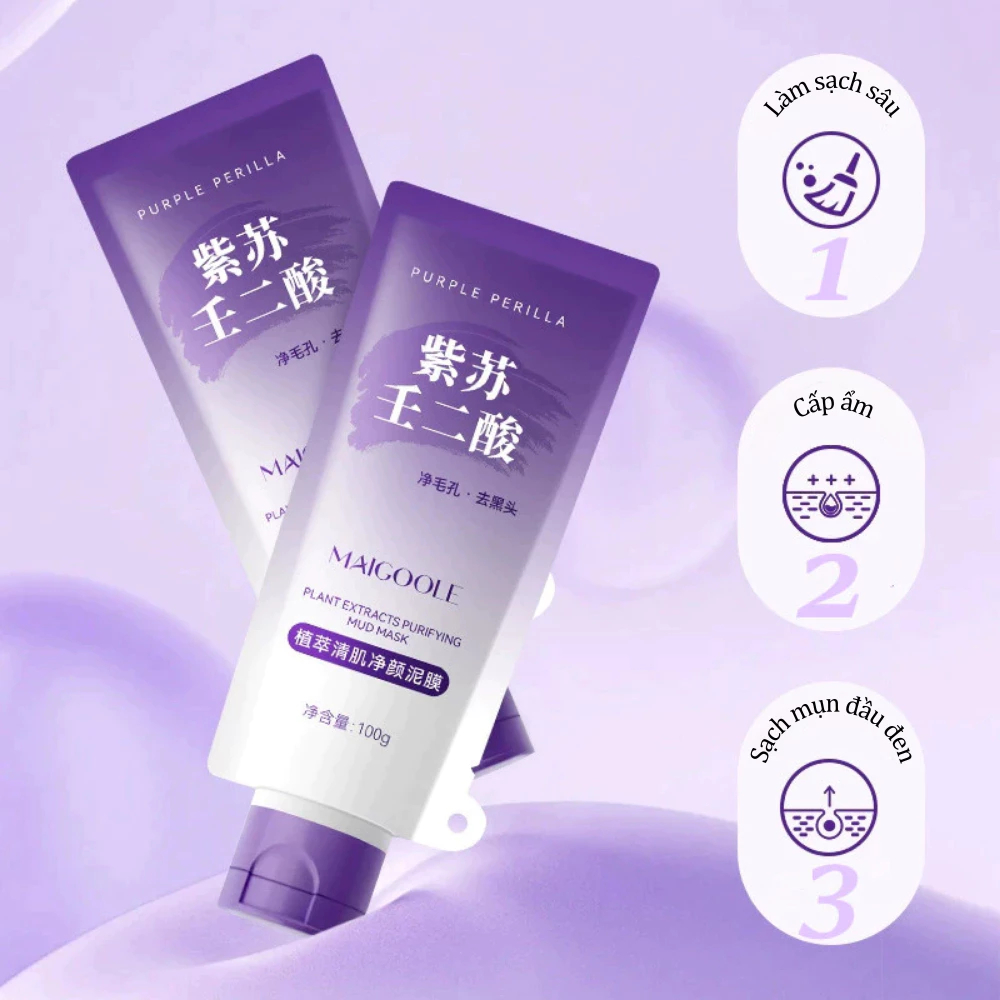 Mặt Nạ Bùn Maigoole Giúp Da Sạch Da Và Mờ Thâm Làm Sạch Da Kiểm Soát Dầu Nhờn Và Mụn Đầu Đen 100g