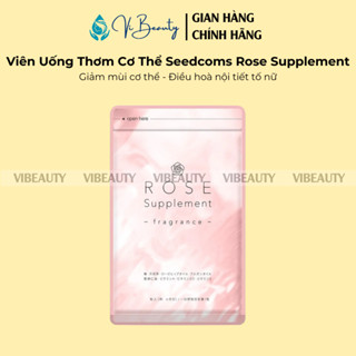 Viên uống thơm cơ thể Rose Supplement Nhật Bản 90viên – cân bằng nội tiết, làm đẹp da, chống lão hóa