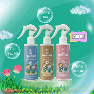 Combo 3 chai mix mùi Xịt khử mùi chó mèo, khử mùi nước tiểu pet, hỗ trợ chó mèo đi vệ sinh đúng chỗ chai 200ML
