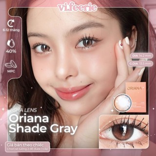 (I-SHA) Kính áp tròng (lens) filter mắt ướt ORIANA SHADE GRAY Lens-VF Lens