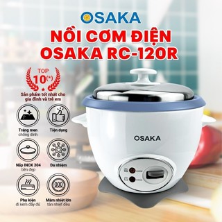 Nồi cơm OSAKA 1,2L, chế độ sử dụng đa dạng, tiết kiệm điện | GIA DỤNG OSAKA