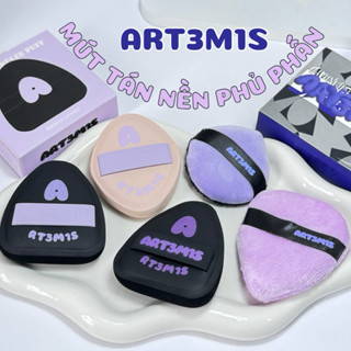(Hoả Tốc)[ART3M1S] Mút Trang Điểm Đánh Nền Phủ Phấn ART3M1S SIêu Mềm Không Hút Nền Kèm Hộp Đựng