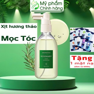Xịt Dưỡng Mọc Tóc Hương Thảo Aromatica Rosemary Root Enhancer 100ml Giảm Rụng Mọc Mới Nuôi Dưỡng Tóc