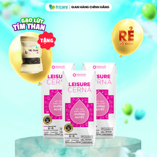 [Lốc 3 hộp] Thực phẩm dinh dưỡng Orgalife Leisure Cerna 250ml cho người đái tháo đường