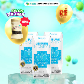 [Lốc 3 Hộp] Thực phẩm dinh dưỡng Orgalife Leisure Kidney 1 250ml cho người bệnh thận