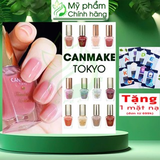 Sơn Móng Tay Thạch Canmake Tokyo Japan Nhật Bản Không Cần Đèn Hơ Nội Địa Sơn Móng Chân Bóng Bền Màu Chính Hãng