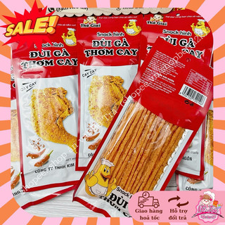 (Combo 10 gói) Snack hình đùi gà thơm cay, snack que cay