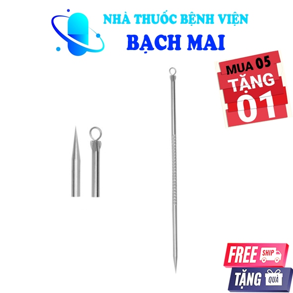 Cây nặn mụn - Que nặn mụn MUA 5 TẶNG 1 - que lấy mụn inox không gỉ