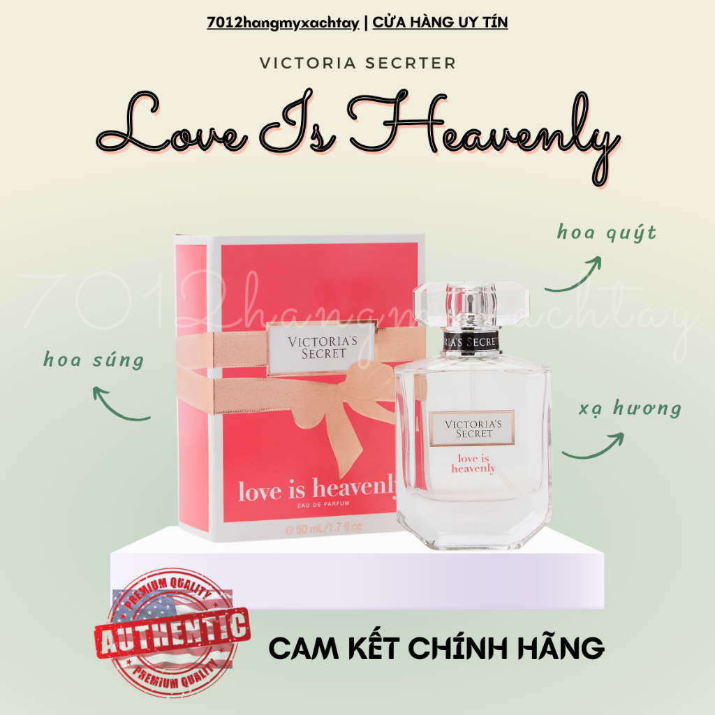 [BILL MỸ-HOẢ TỐC] Nước hoa Love is Heavenly Victoria Secret EDP 50ml