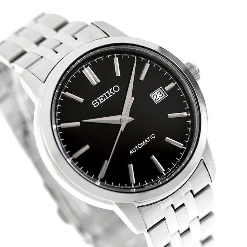 ĐỒNG HỒ NAM SEIKO SCVE061 Automatic Black Dial Hardlex Silver Stainless Steel Grand New 2025