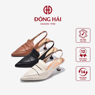 Giày Cao Gót Slingback Zuciani Phong Cách Menswear - GTP05