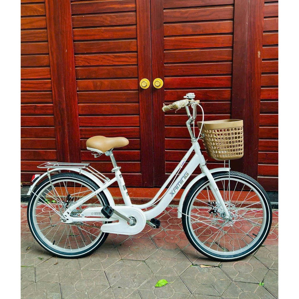 Xe đạp trẻ em Xe đạp mini Xaming khung cong với 2 khung size 20 22 24 cho bé từ lớp 1- đến người lớn