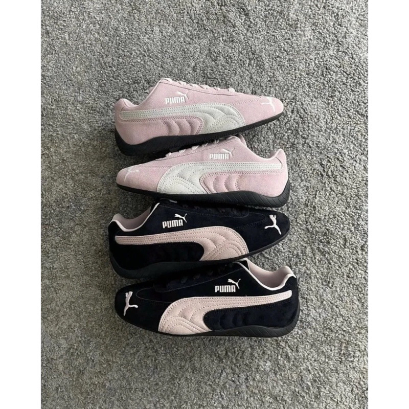 【CHÍNH HÃNG】 Giày Thể Thao Puma Speedcat OG Đen Hồng nữ (Free Ship)
