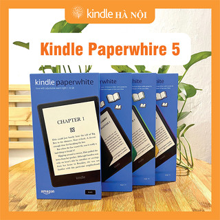 Máy đọc sách Kindle Paperwhite 5 (11th) + BAO DA và kho sách (đọc thêm mô tả) PPW5