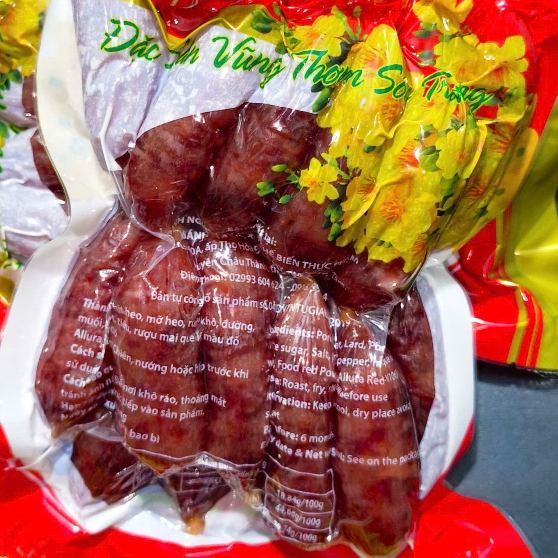 500g Lạp Xưởng Mỡ Truyền Thống - Lạp Xưởng Giá Gốc