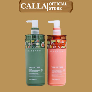  Cặp Dầu Gội Xả Bưởi Valert Grapefruit 850ml * 2 Chống Rụng Kích Mọc Tóc Phục Hồi Hư Tổn Siêu Mượt 