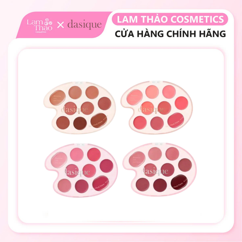 Bảng Son Và Má Hồng Kem Dasique Mood Painting Lip & Cheek Palette