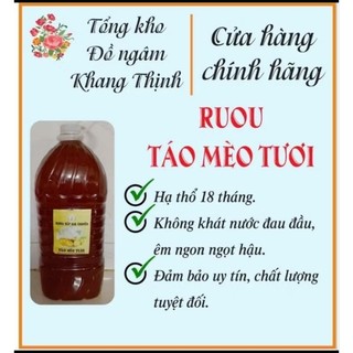 R.ươu Táo Mèo 5lít.hạ thổ nhà nấu.êm thơm ngon ngọt hậu.đậm vị.hàng ngon loại 1