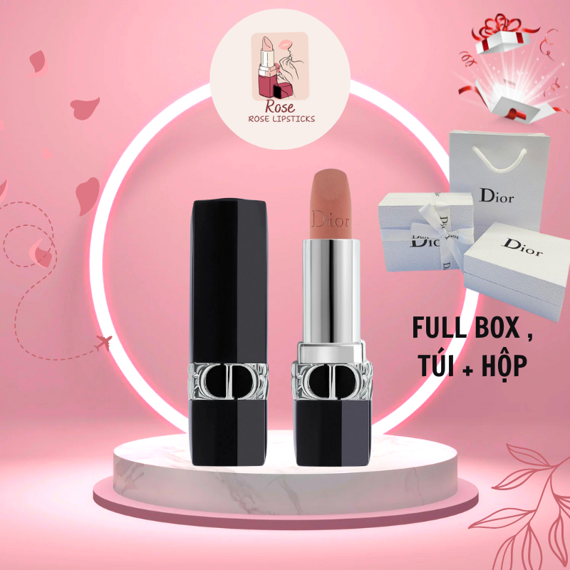 Son Rouge Dior Siêu Sang Chảnh - Bản Full Size. Son dior full box hôp hãng