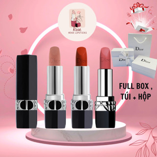 Son Rouge Dior Siêu Sang Chảnh - Bản Full Size. Son dior full box hôp hãng