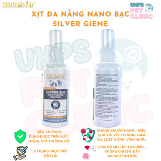 Xịt Đa Năng Nano Bạc Silvergiene 60ML Cho Chó Mèo Giúp Sát Khuẩn, Mau Lành Vết Thương