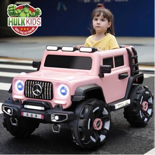 Ô tô điện cho bé, ô tô địa hình có điều khiển từ xa mã 516 có đèn nhạc_Hulk.Kids