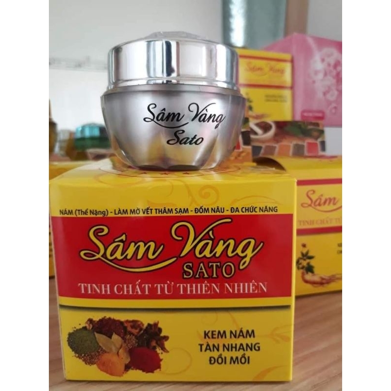 kem sâm vàng sato[mụn, nám, dưỡng trắng].