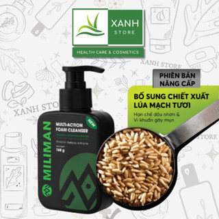 Sữa rửa mặt Miliman dành cho nam giới - Giúp trắng da, ngăn ngừa mụn - Action Foam Cleanser 150ML