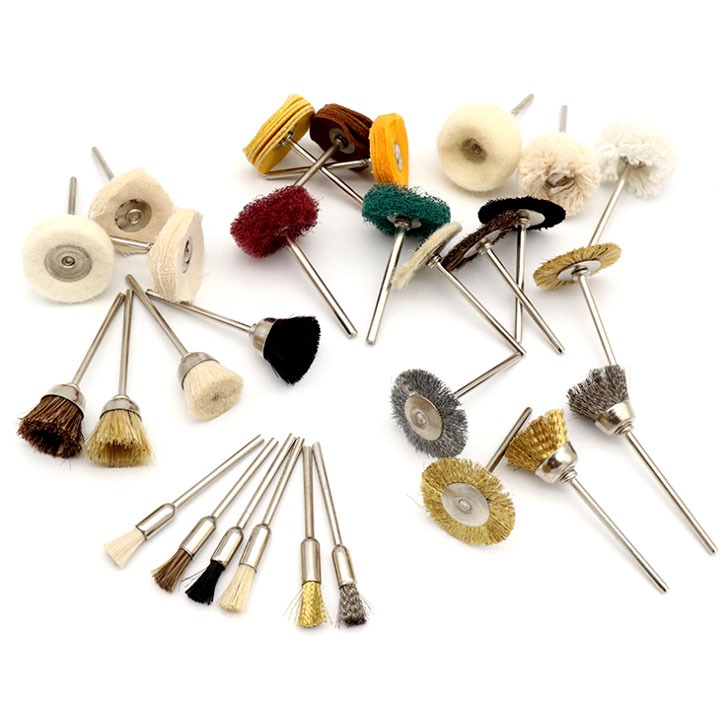 Chổi Đánh Rỉ Sắt Mini Đánh Gỉ Sét Han Rỉ Sợi Đồng Trục 3MM Đánh Bóng Làm Sạch Kim Loại Bị Han Bề Mặt