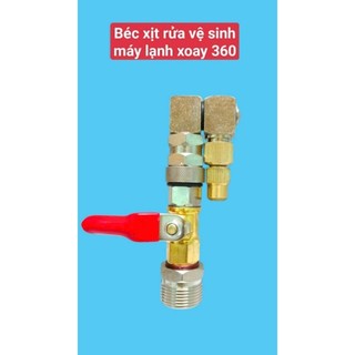 Béc rửa vệ Sinh máy lạnh xoay 360.