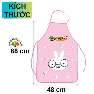 Tạp Dề Chắn Nước Yếm Tạp Dề Chống Thấm Nước Hoạt Hình Phụ Kiện Nấu Ăn Nhà Bếp