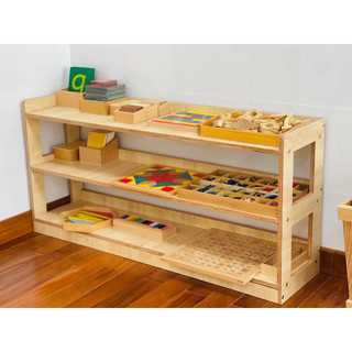 ANHA KIDS Kệ đồ chơi Montessori, kệ đa năng cho bé, giá sách trẻ em, giáo cụ Montessori